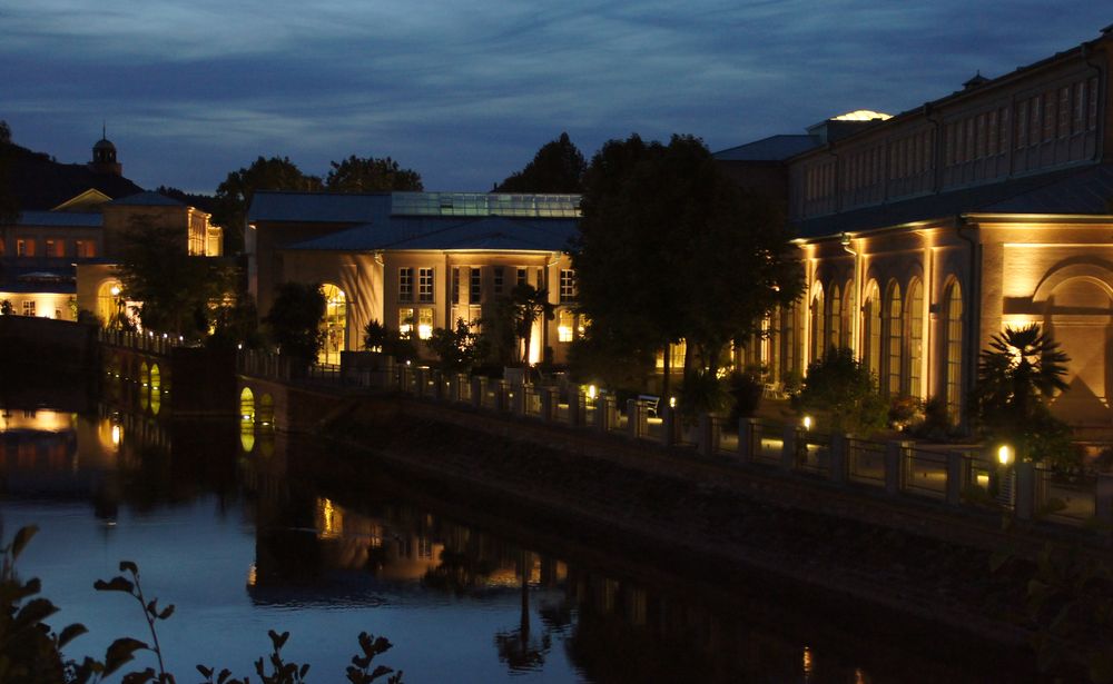 Blaue Stunde in Bad Kissingen von Uta Rg. 