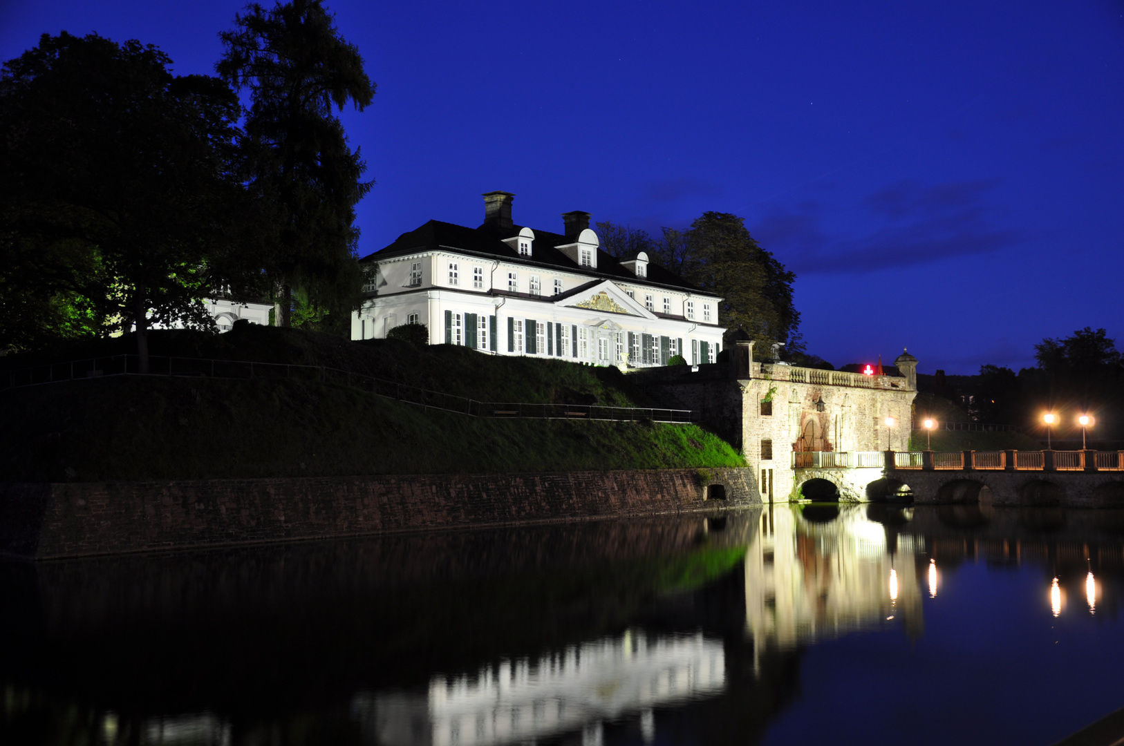 Blaue Stunde in Bad Pyrmont