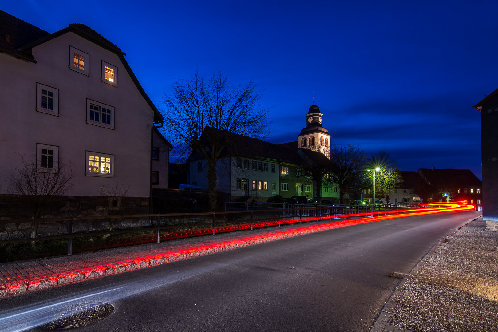 Blaue Stunde in Bad Tabarz