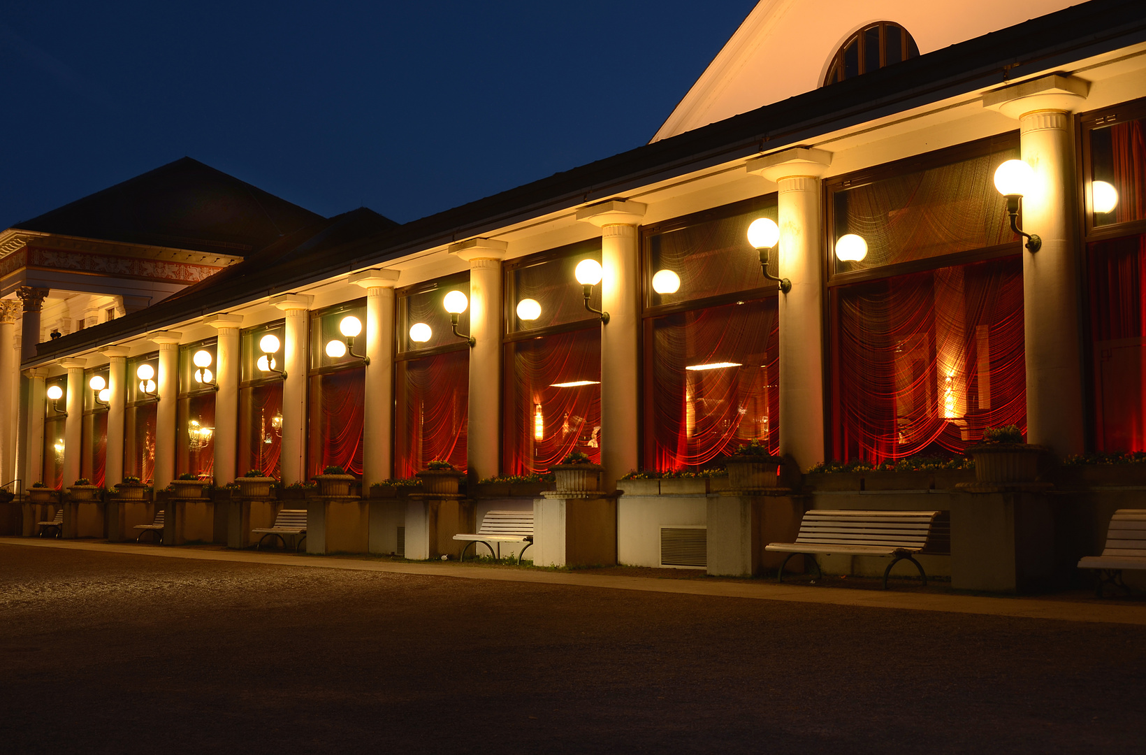 Blaue Stunde in Baden-Baden