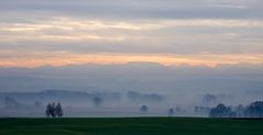 Blaue Stunde in Bayern