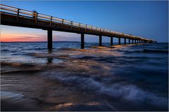 Blaue Stunde in Binz...