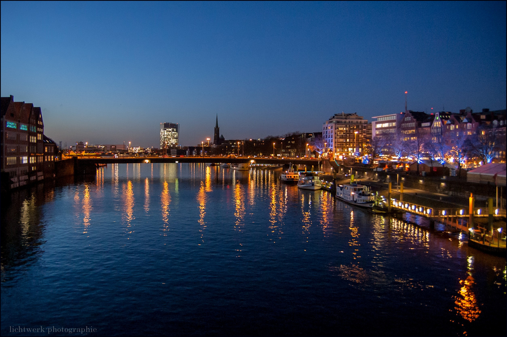 blaue Stunde in Bremen