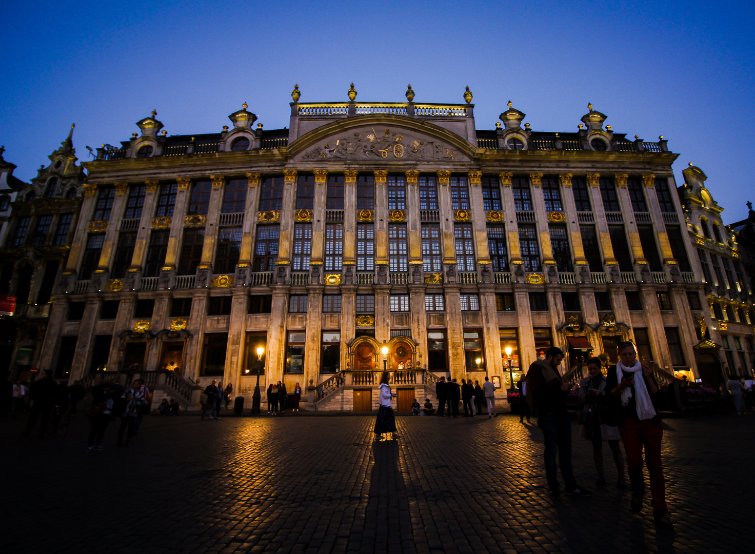 Blaue Stunde in Brüssel