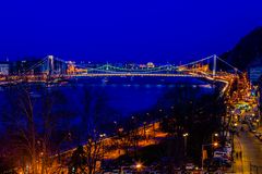 Blaue Stunde in Budapest