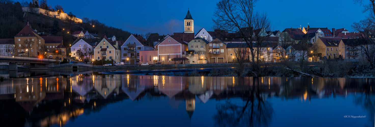 "Blaue" Stunde in Burglengenfeld