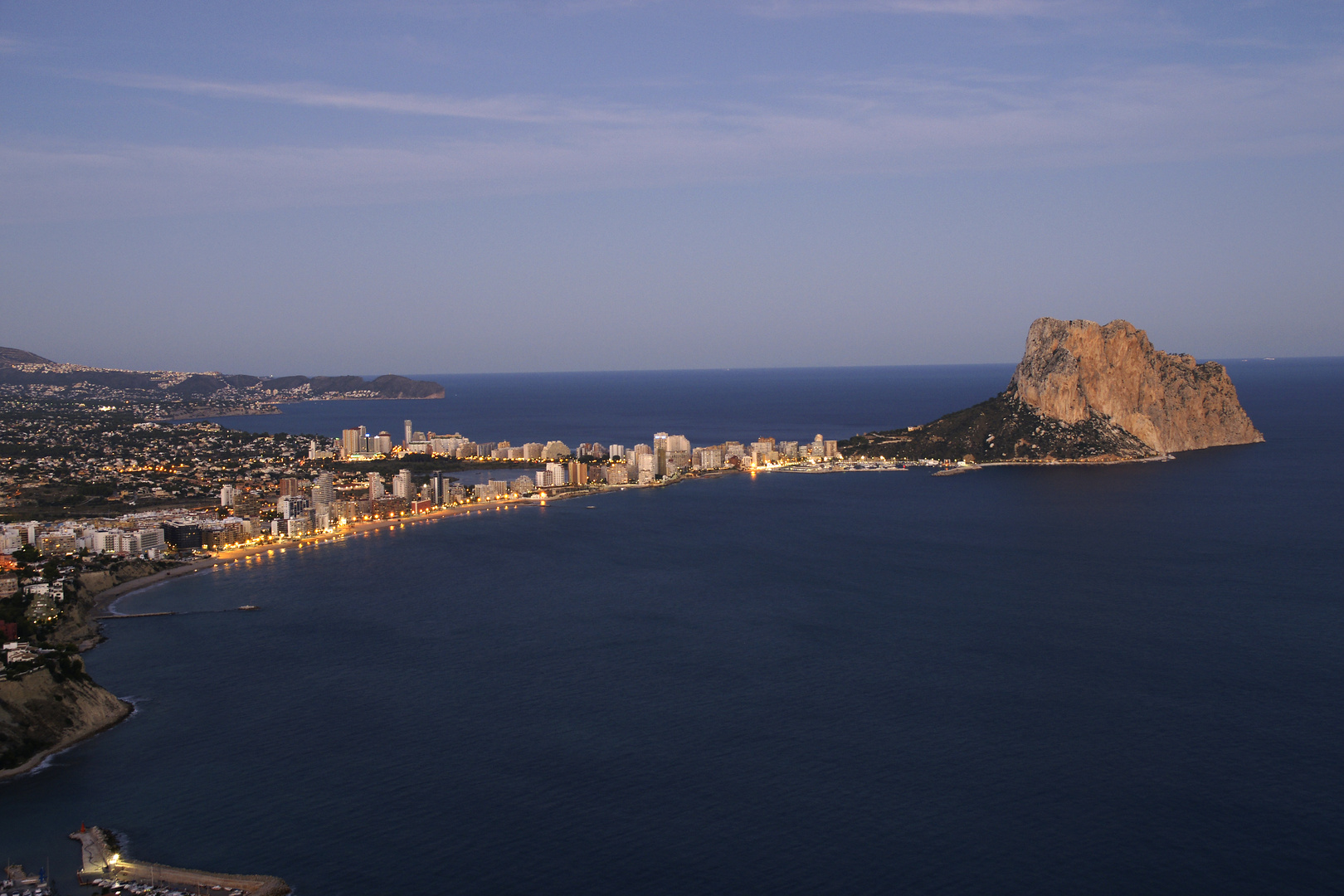 Blaue Stunde in Calpe