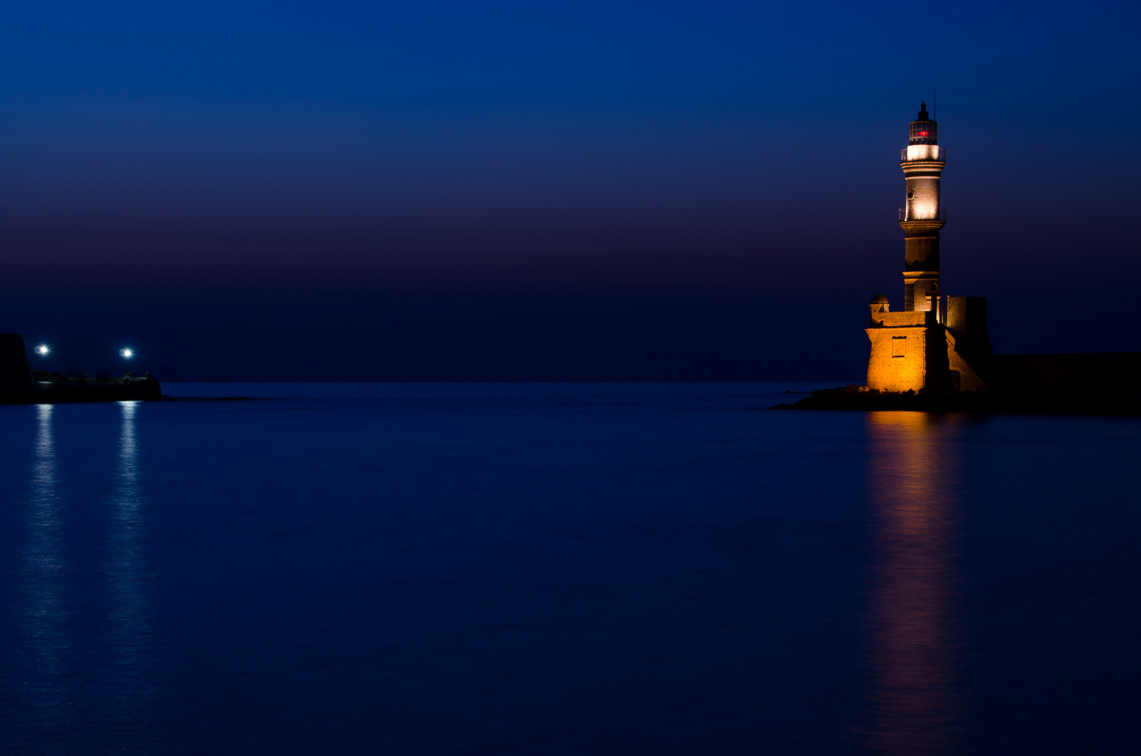 Blaue Stunde in Chania