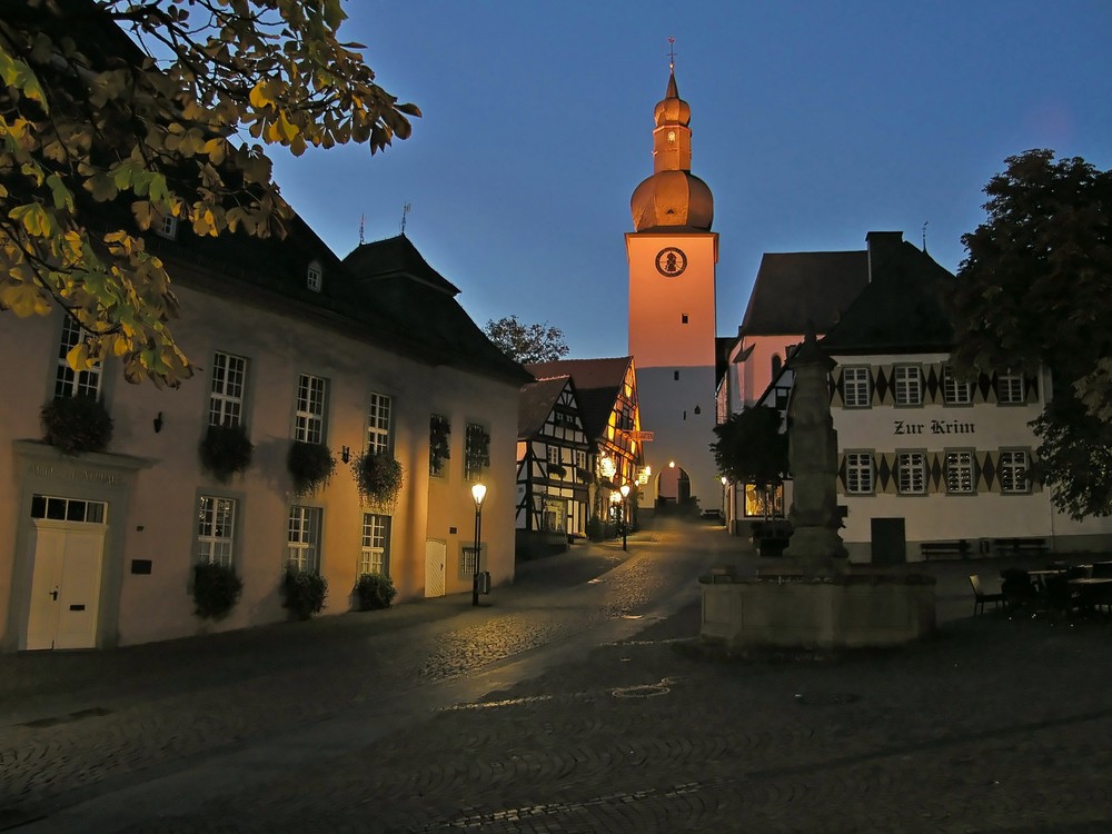 Blaue Stunde in der Altstadt