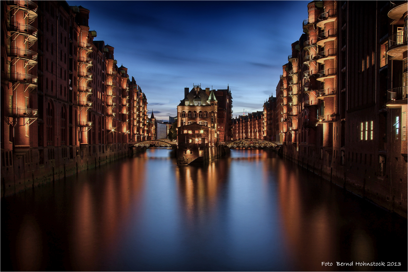 blaue Stunde in der Speicherstadt .... die zweite