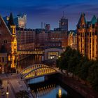 Blaue Stunde in der Speicherstadt