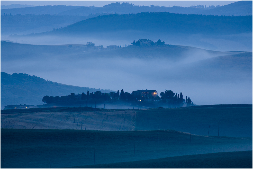 Blaue Stunde in der Toskana II