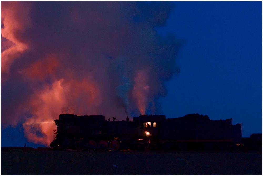 Blaue Stunde in Dongbolizhan