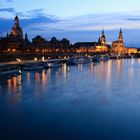 Blaue Stunde in Dresden