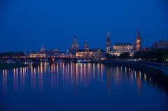 Blaue Stunde in Dresden