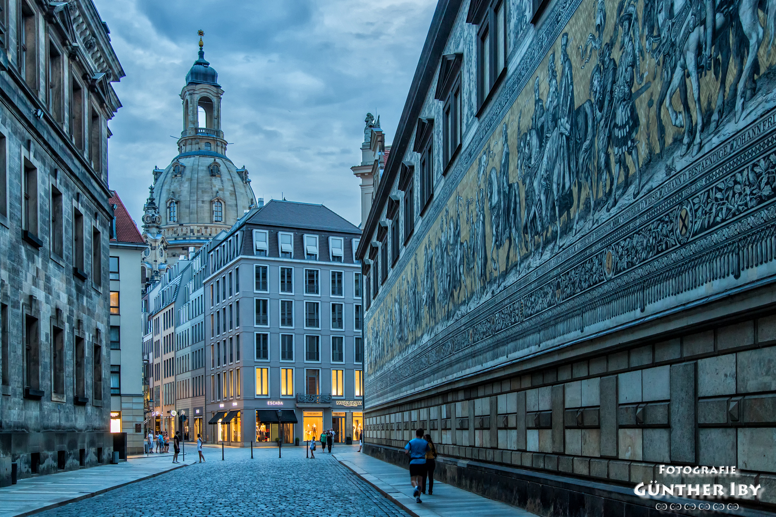 Blaue Stunde in Dresden