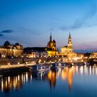 Blaue Stunde in Dresden 