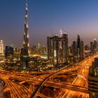 Blaue Stunde in Dubai