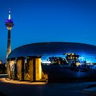 Blaue Stunde in Düsseldorf