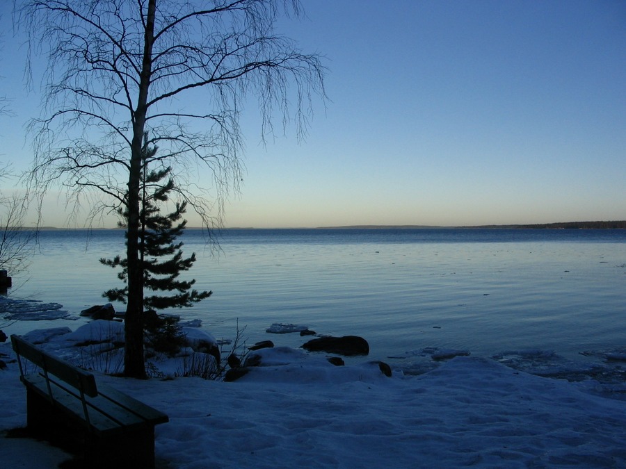 Blaue Stunde in Finnland