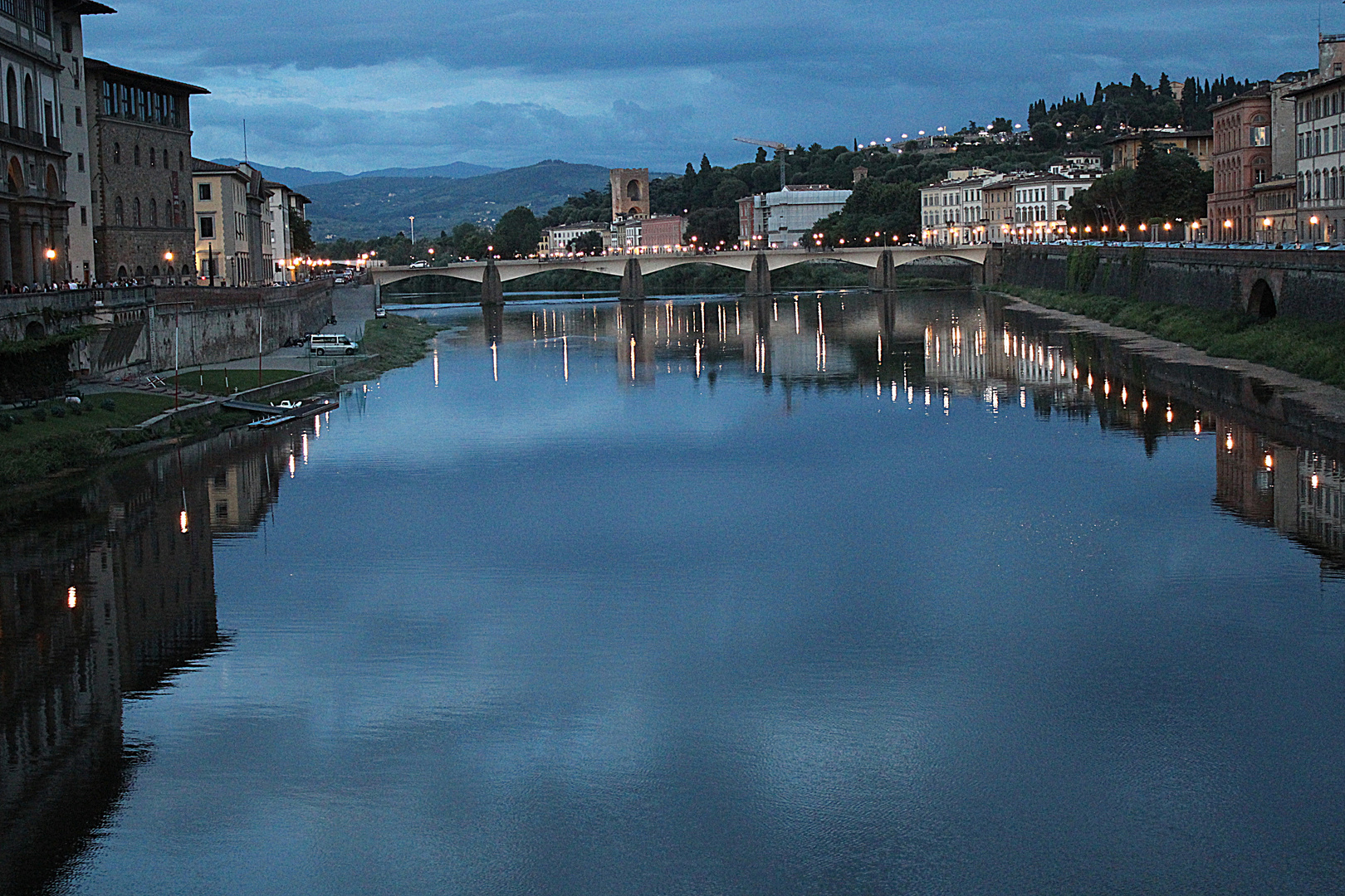 blaue Stunde in Florenz