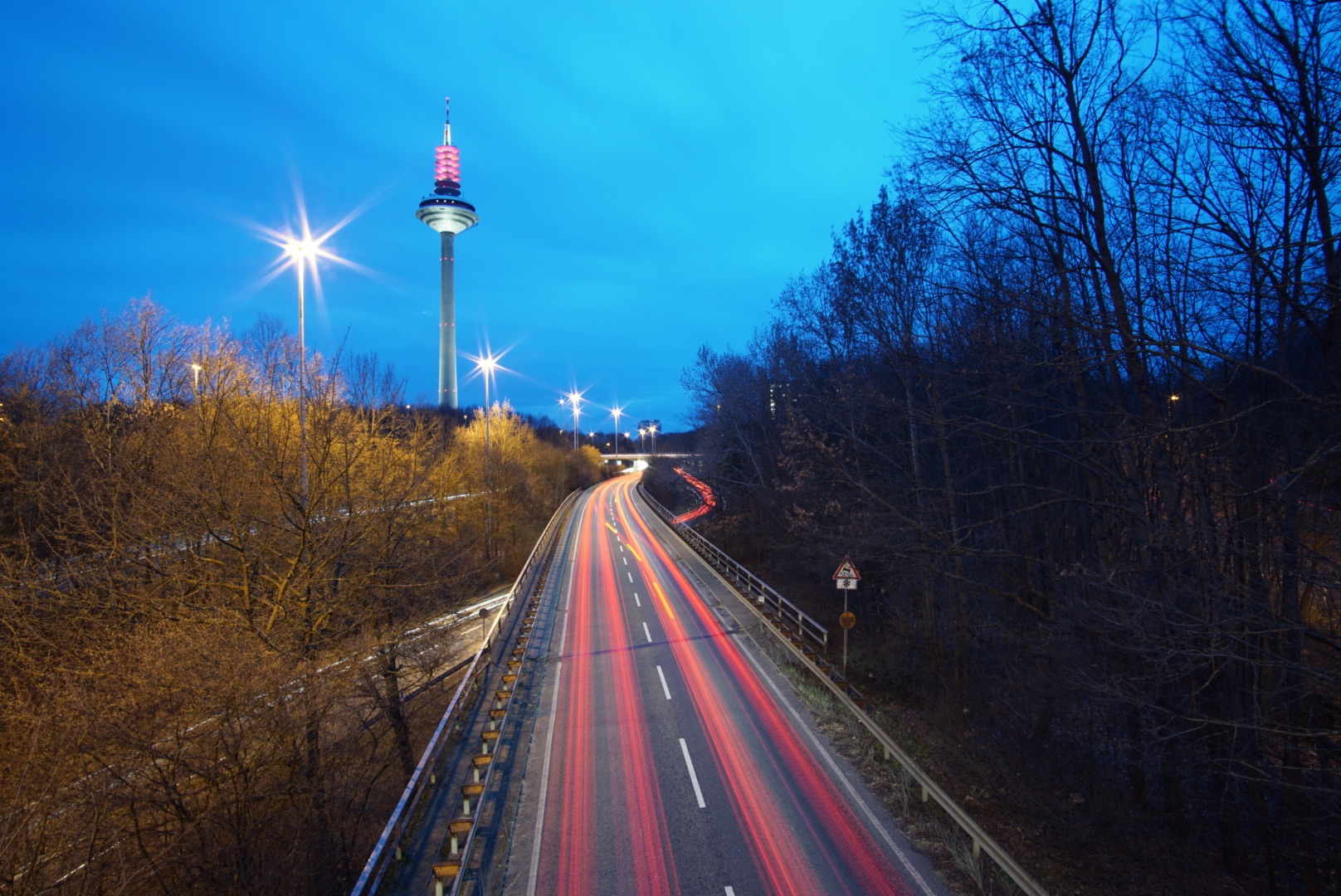 Blaue Stunde in Frankfurt