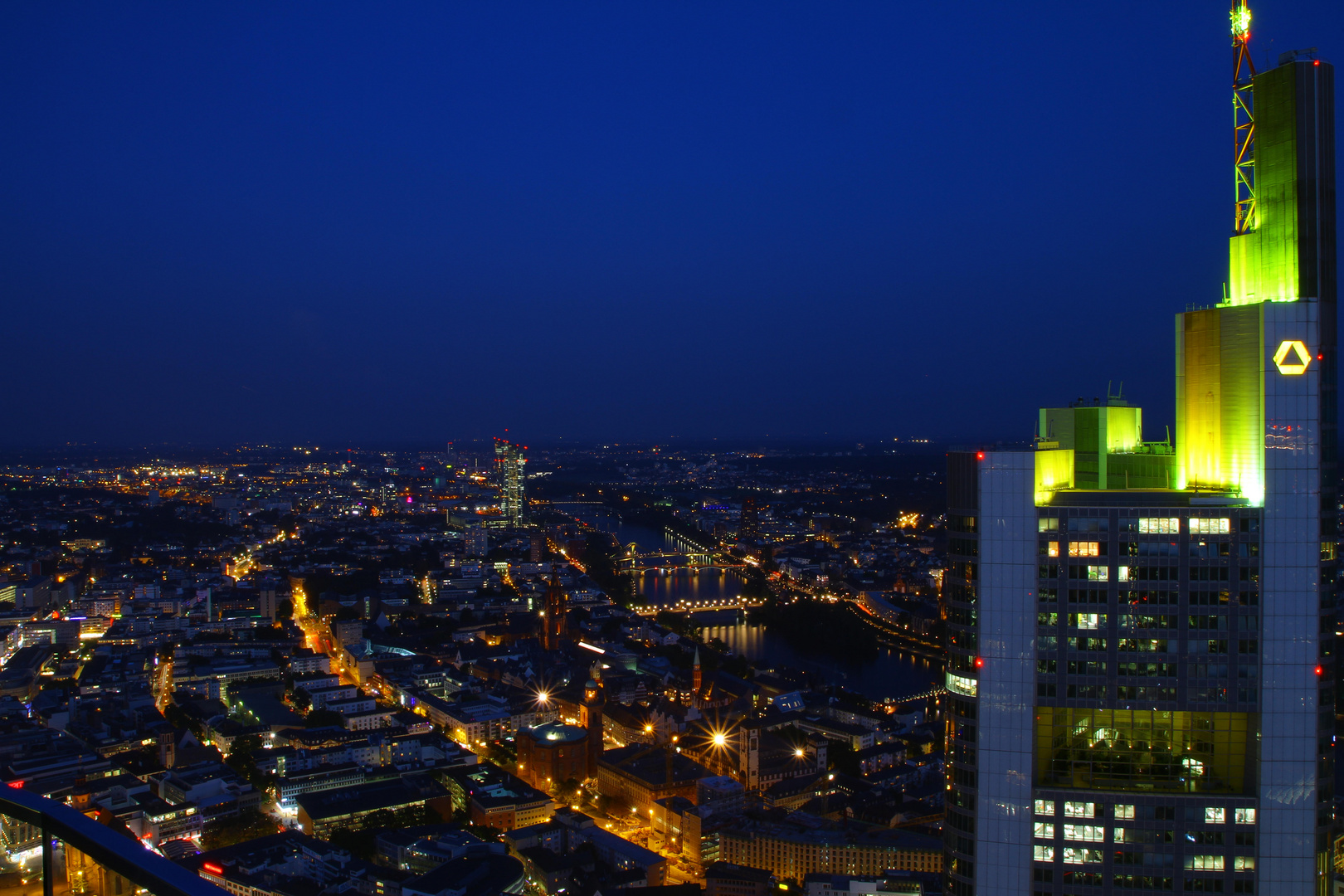 Blaue Stunde in Frankfurt