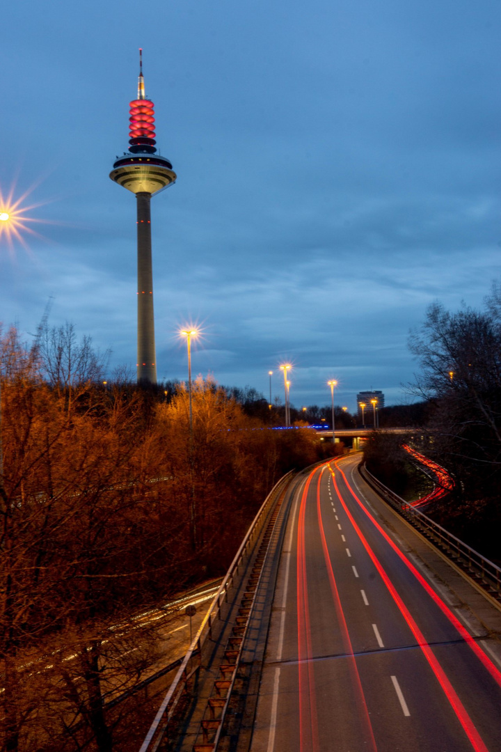 Blaue Stunde in Frankfurt