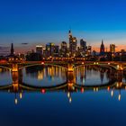 Blaue Stunde in Frankfurt