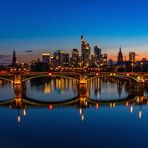 Blaue Stunde in Frankfurt