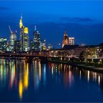 Blaue Stunde in Frankfurt