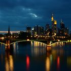 Blaue Stunde in Frankfurt