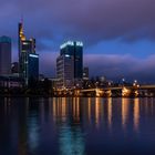 Blaue Stunde in Frankfurt