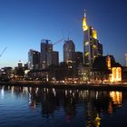 Blaue Stunde in Frankfurt