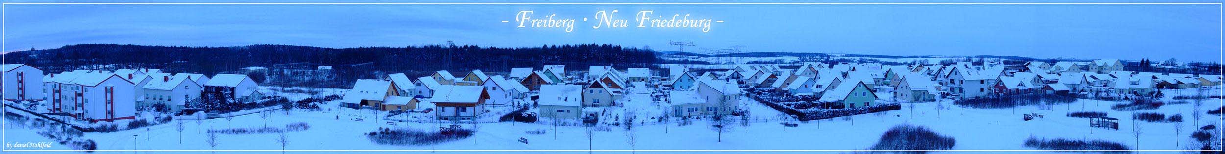 Blaue Stunde in Freiberg