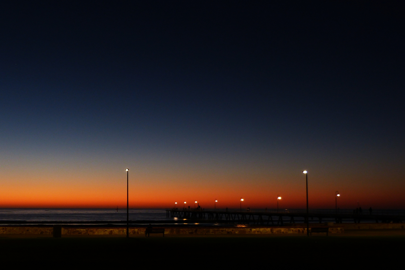 Blaue Stunde in Glenelg ...