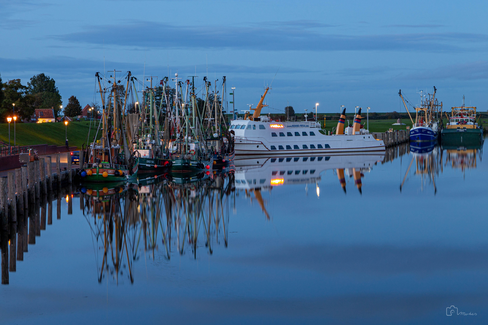 Blaue Stunde in Greetsiel