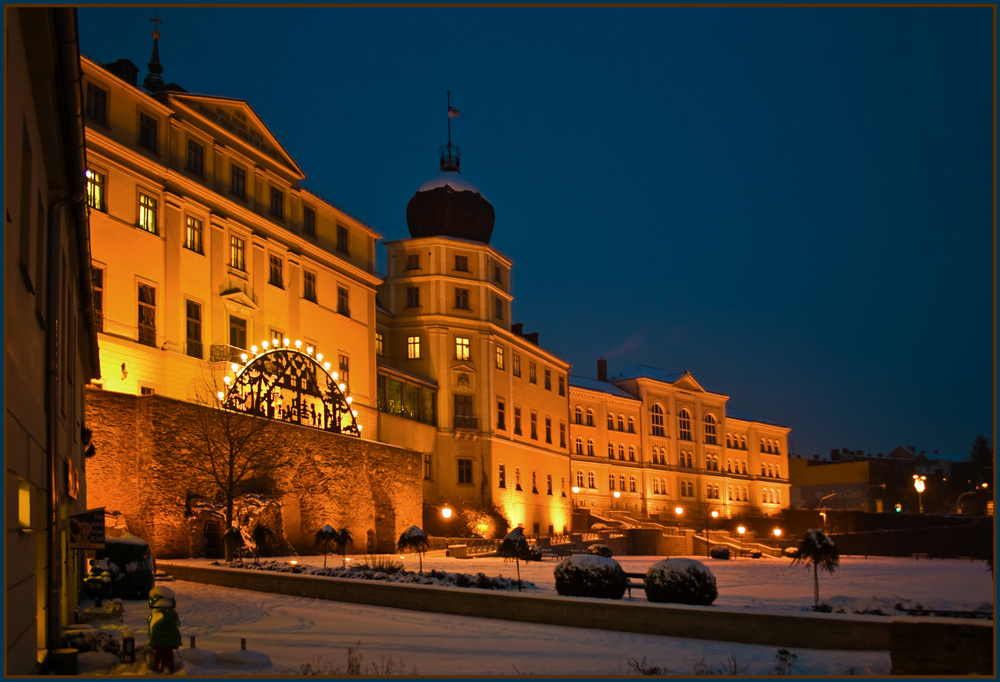 "Blaue Stunde" in Greiz # 2 nachbearbeitet