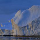 Blaue Stunde in Grönland