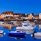 Blaue Stunde in Guivinec, Bretagne