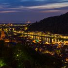 Blaue Stunde in Heidelberg