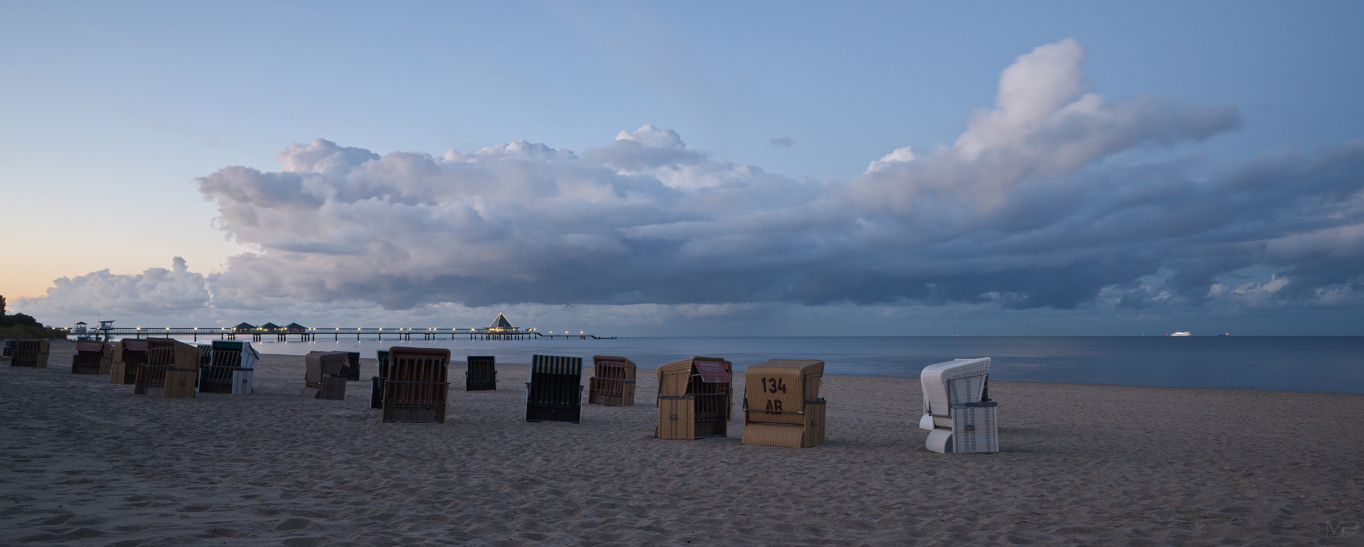 Blaue Stunde in Heringsdorf 2018