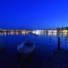 Blaue Stunde in Kappeln an der Schlei