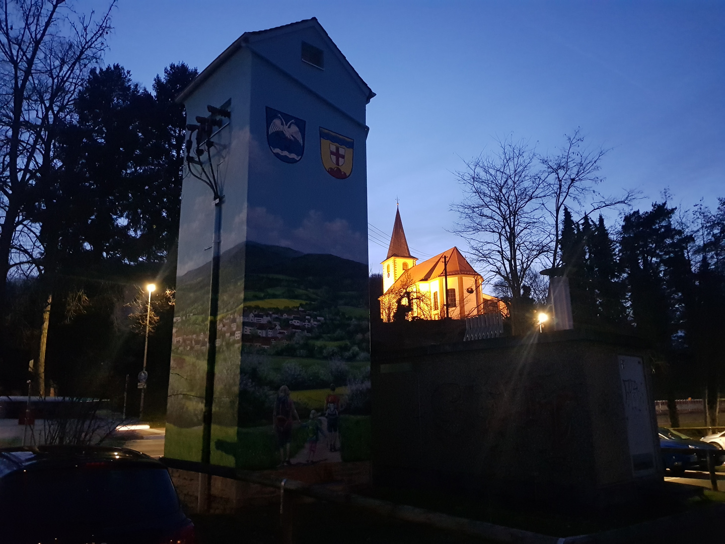 Blaue Stunde  in Keilberg 