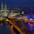 Blaue Stunde in Köln