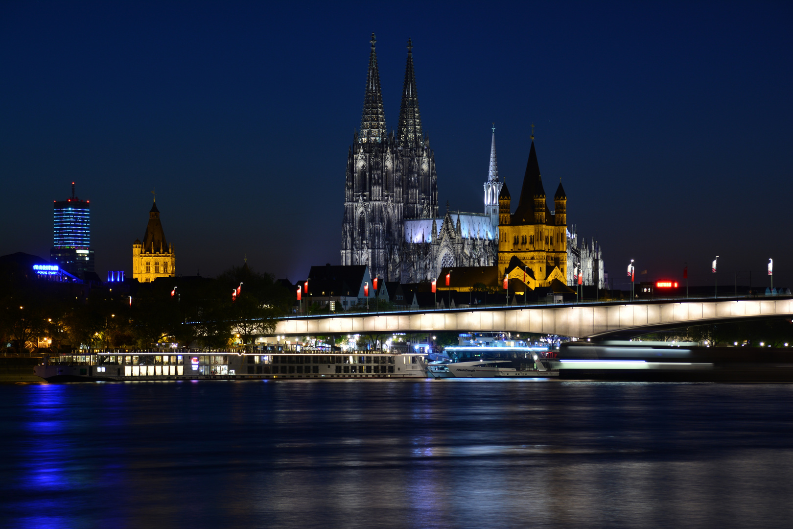 Blaue Stunde in Köln