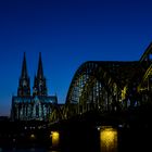 Blaue Stunde in Köln