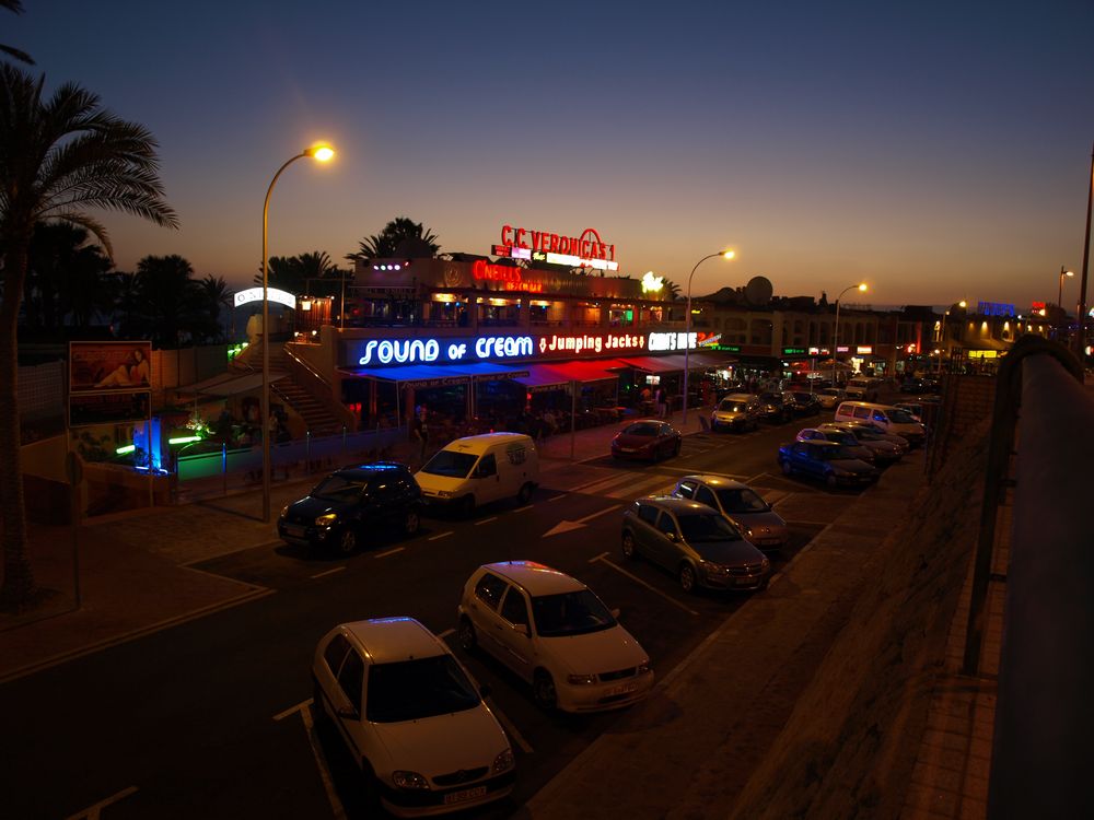 Blaue Stunde in Las Americas/Teneriffa