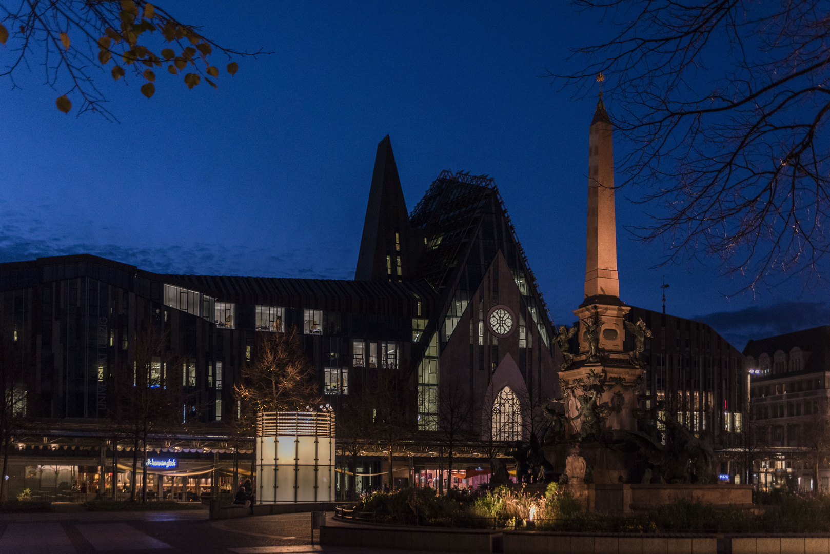 Blaue Stunde in Leipzig