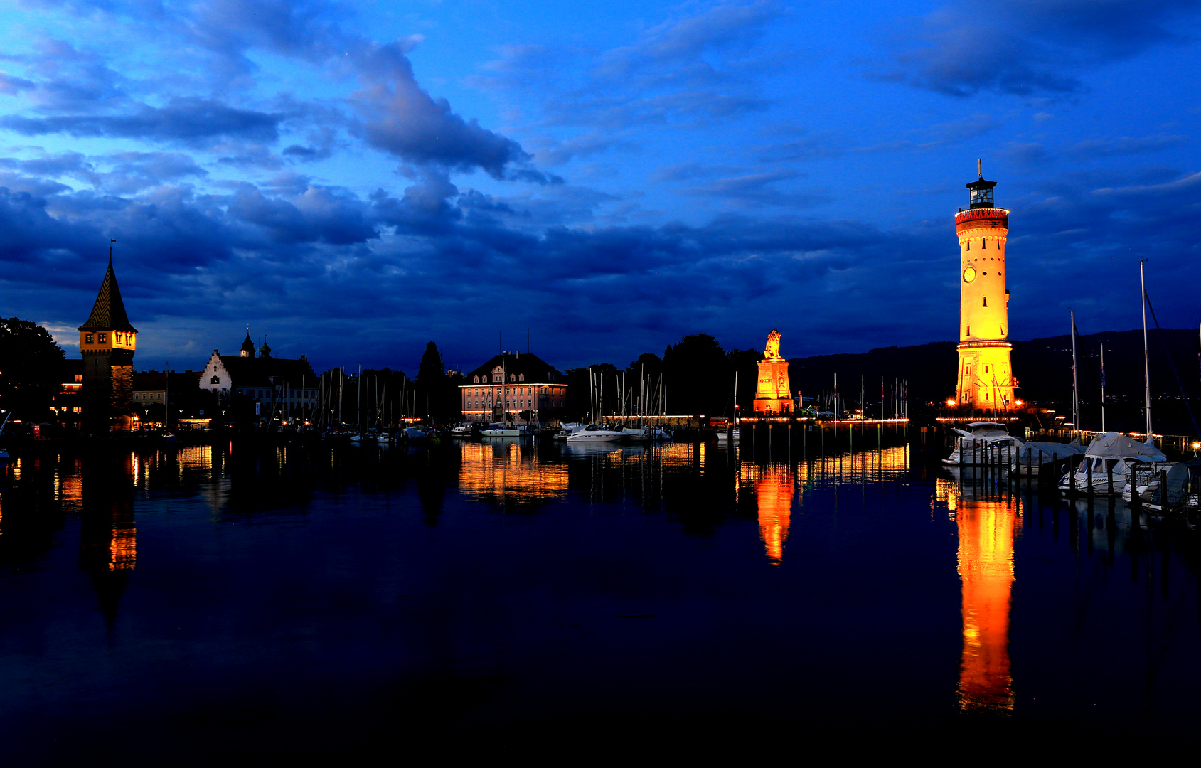 Blaue Stunde in Lindau